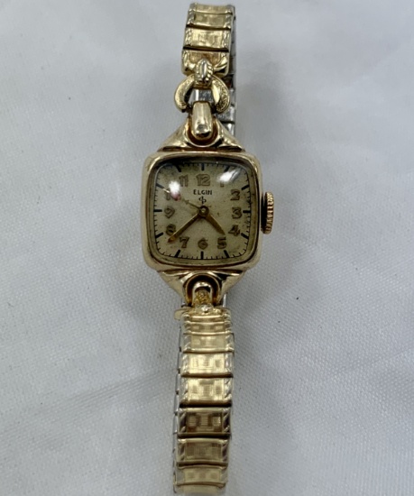 1927 Or 1950 "lady Elgin" Mechanical Watch, 10kt Gold Filled