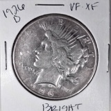 1926-d Peace Silver Dollar