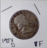 1953-d Franklin Half Dollar