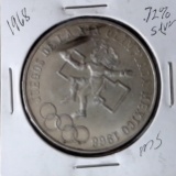 1968 Mexico Olympics Coin, 25 Pesos