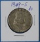1949 S Franklin Half Silver Dollar