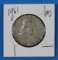 1961 D Franklin Half Silver Dollar