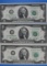 Lot of 3 1976 Two Dollar $2 Bills