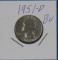 1951-D Washington Silver Quarter Dollar Coin