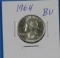 1964 Washington Silver Quarter Dollar Coin
