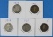 Lot of 5 Standing Liberty Silver Quarters