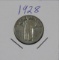 1928 Standing Liberty Silver Quarter Dollar Coin