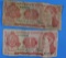 Lot of 2 Banco Central De Honduras 1980 1 Un Lempira Banknotes