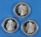 Lot of 3 Tribute 1964 Morgan Copy Coins