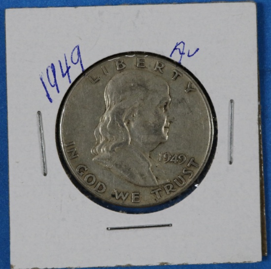 1949 Franklin Half Silver Dollar