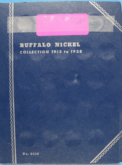 Book Collection of Buffal Nickels - 13 Coins total