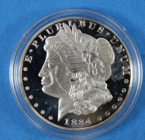 1884 CC Commemorative COPY Morgan Dollar