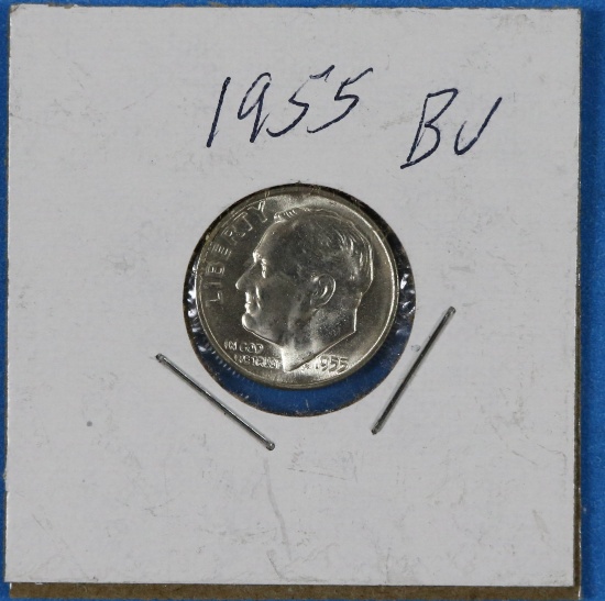 1955-S Roosevelt Silver Dime