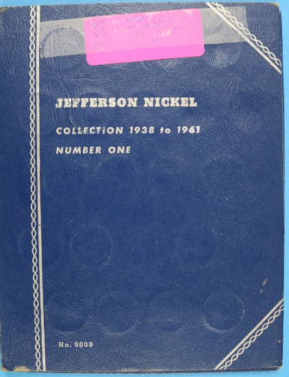 Book Collection of Jefferson Nickels including War Nickels - 51 Coins