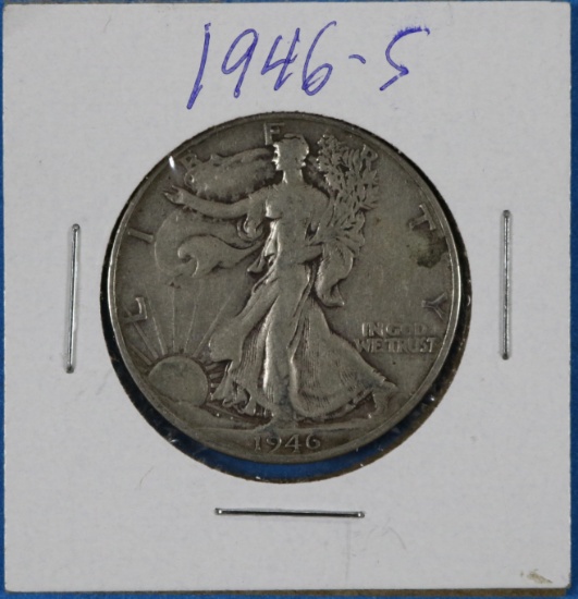 1946-S Walking Liberty Half Dollar Silver Coin