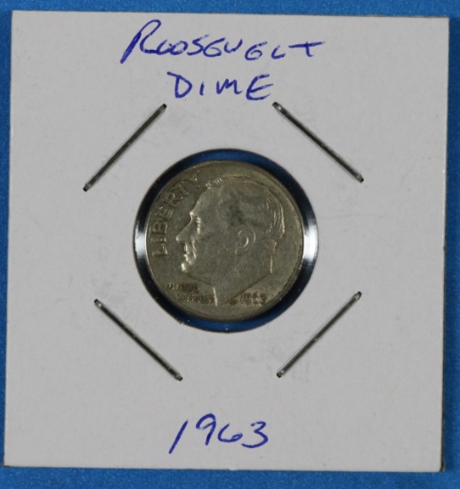 1963-D Roosevelt Silver Dime