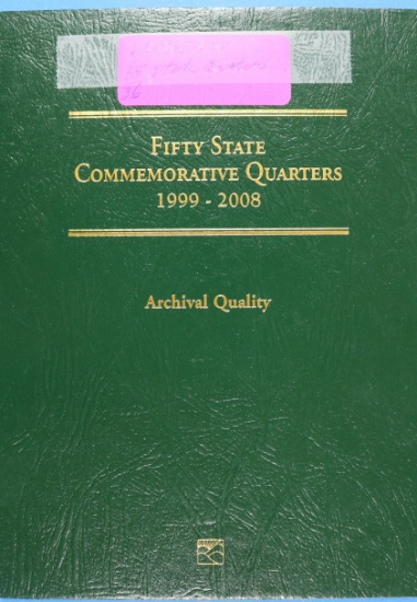 Book of 36 State Commemortative Quarters