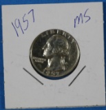 1957 Washington Silver Quarter Dollar