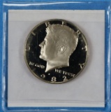 1982 S Kennedy Half Dollar Dcam Proof Deep Cameo Coin
