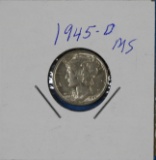 1945-D Silver Mercury Dime