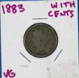 1883 Liberty Head Nickel with 