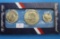 1776-1976 Bicentennial SILVER Uncirculated Mint Set - Eisenhower, Kennedy, Washington