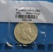 1960 Franklin 90% Silver Half Dollar Coin - About Unc-50