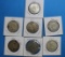 Lot of Canadian Silver Half Dollars & 1970 Dollar - 7 Coins total