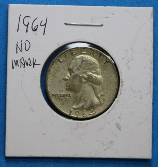 1964 Washington 90% Silver Quarter