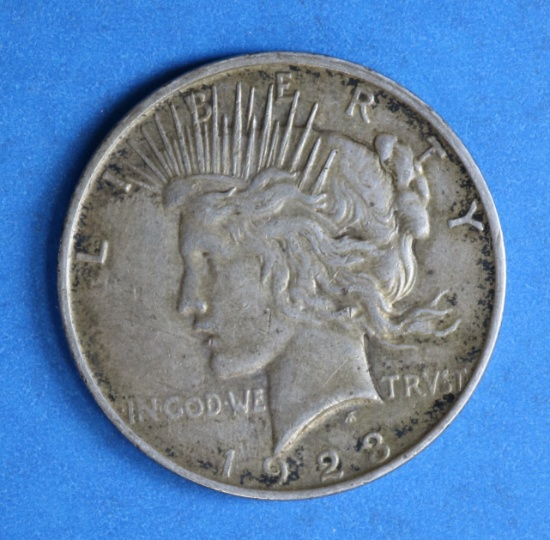 1923-D Silver Peace Dollar Coin 90% Silver