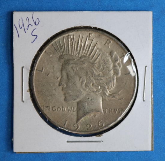 1926-D Silver Peace Dollar Coin 90% Silver