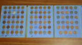 Collection Book of 50 Wheat Pennies and 24 Memorial Pennies - 74 Coins total