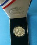 1990 Eisenhower Centennial 90% Silver Dollar Coin with Case