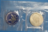 1971-S Eisenhower United States Dollar Coin 40% Silver Clad Uncirculated