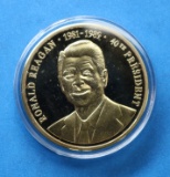 Ronald Reagan 1981-1989 40th President - The Greatest American Presidents Commemorative Coin