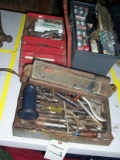 Asst. spark plugs, drill bits