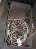 Box of misc. wire and hose