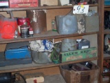 4 shelves of nuts, bolts and misc