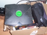 x box and accessories (games, etc)
