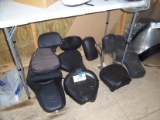 Various sized motorcycle seats