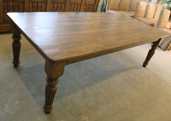 Country Dining Table. Distressed Pine