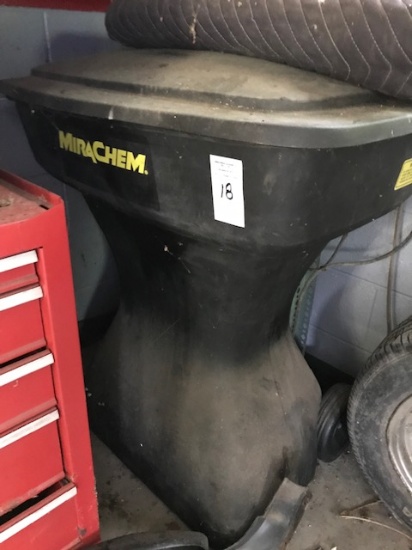 Mira chem parts washer with wheels