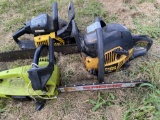 3 chainsaws untested