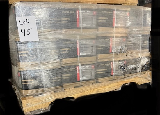 Pallet Drywall Nail 1-5/8 Ring Shank Bright 50# boxes