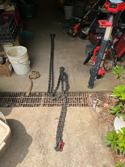 log chain hooks on both ends