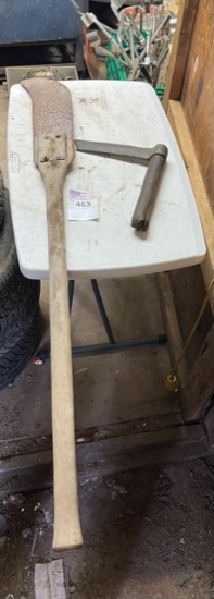 bush axe and tobacco cutter