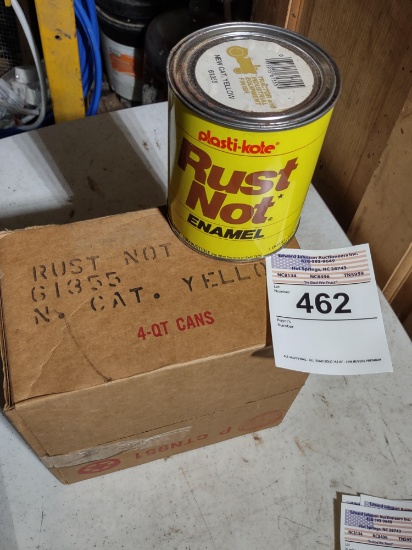 Rust Not enamel quart cans