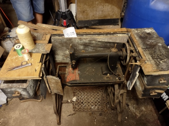 antique sewing machine