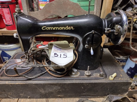 Antique Sewing Machine - Commander