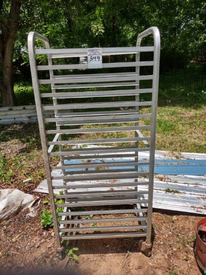 commercial sheet pan rack